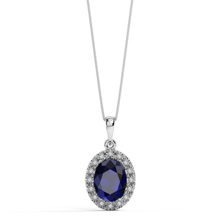 INCLUSIONS SAPPHIRE PENDANT