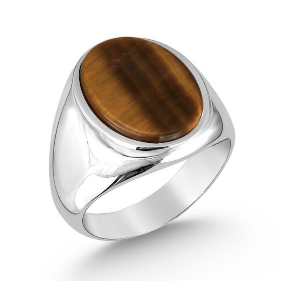 MINIMALIST NATURAL TIGER RING