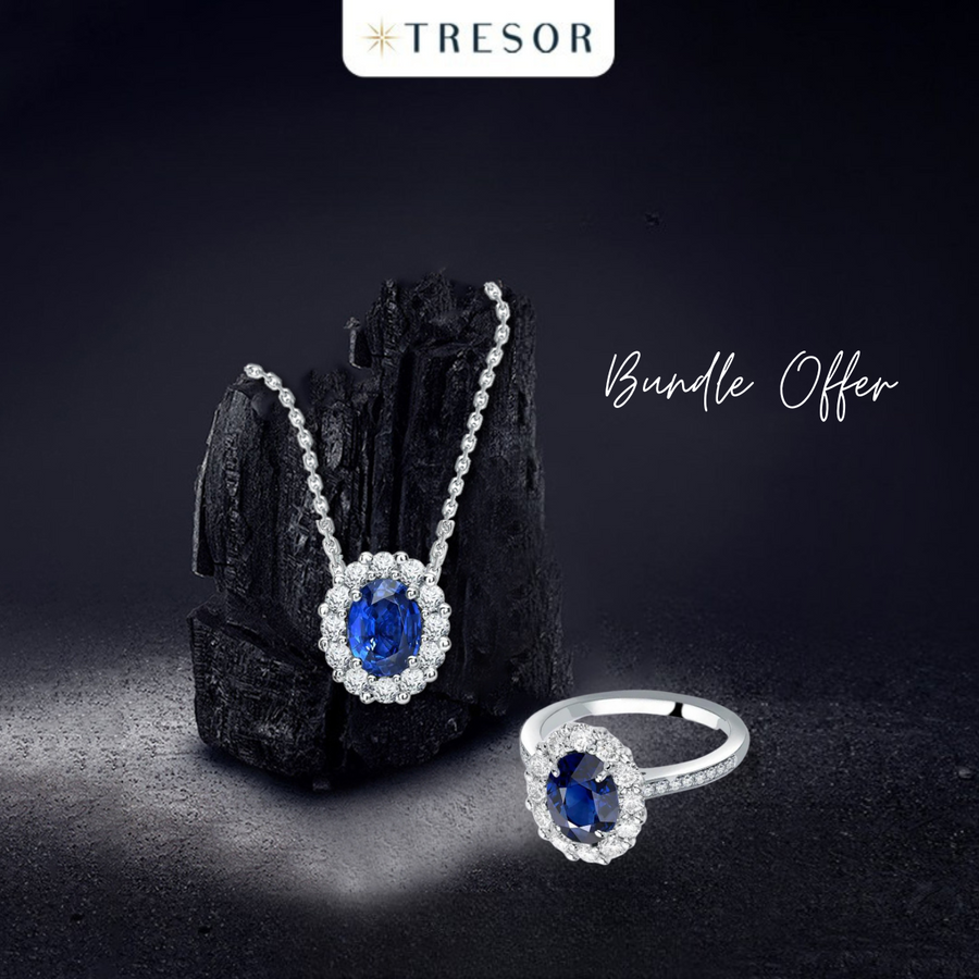 SAPPHIRE BUNDLE OFFER | PENDANT AND RING